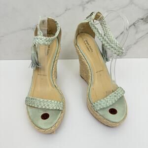 Joseph Griffin LA Collect Women's Espadrille Platform Sandals Size 10 Braided